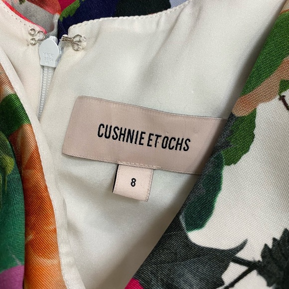Cushnie et Ochs Alba Surrealist Floral Dress in 8 - Picture 14 of 16